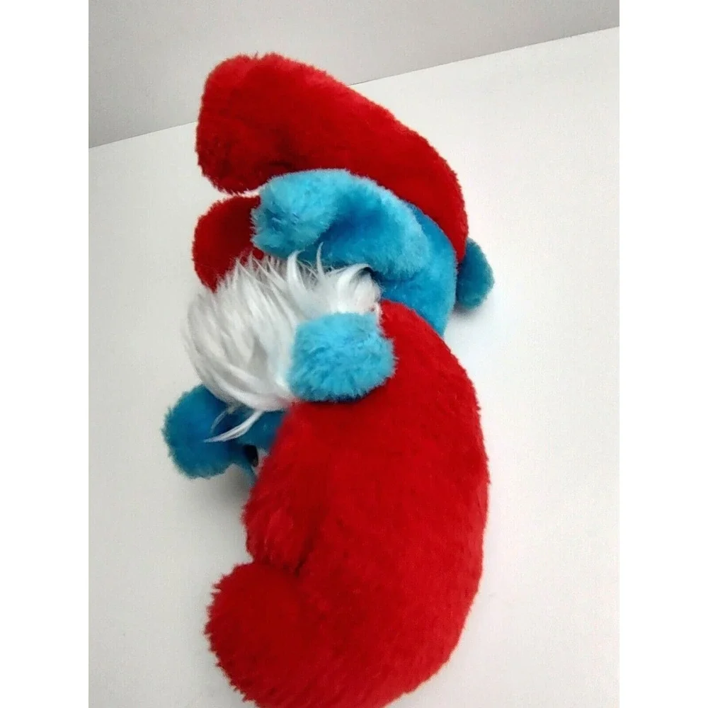 Vintage 1981 Papa Smurf Plush Toy‎ Stuffed 8